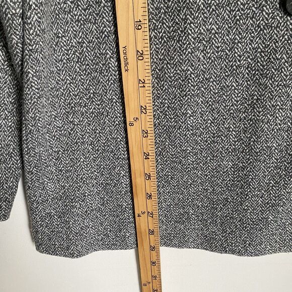 Avec Les Filles Knit Blazer Women S Gray Houndstooth Soft Stretch Travel Scandi - Picture 5 of 12